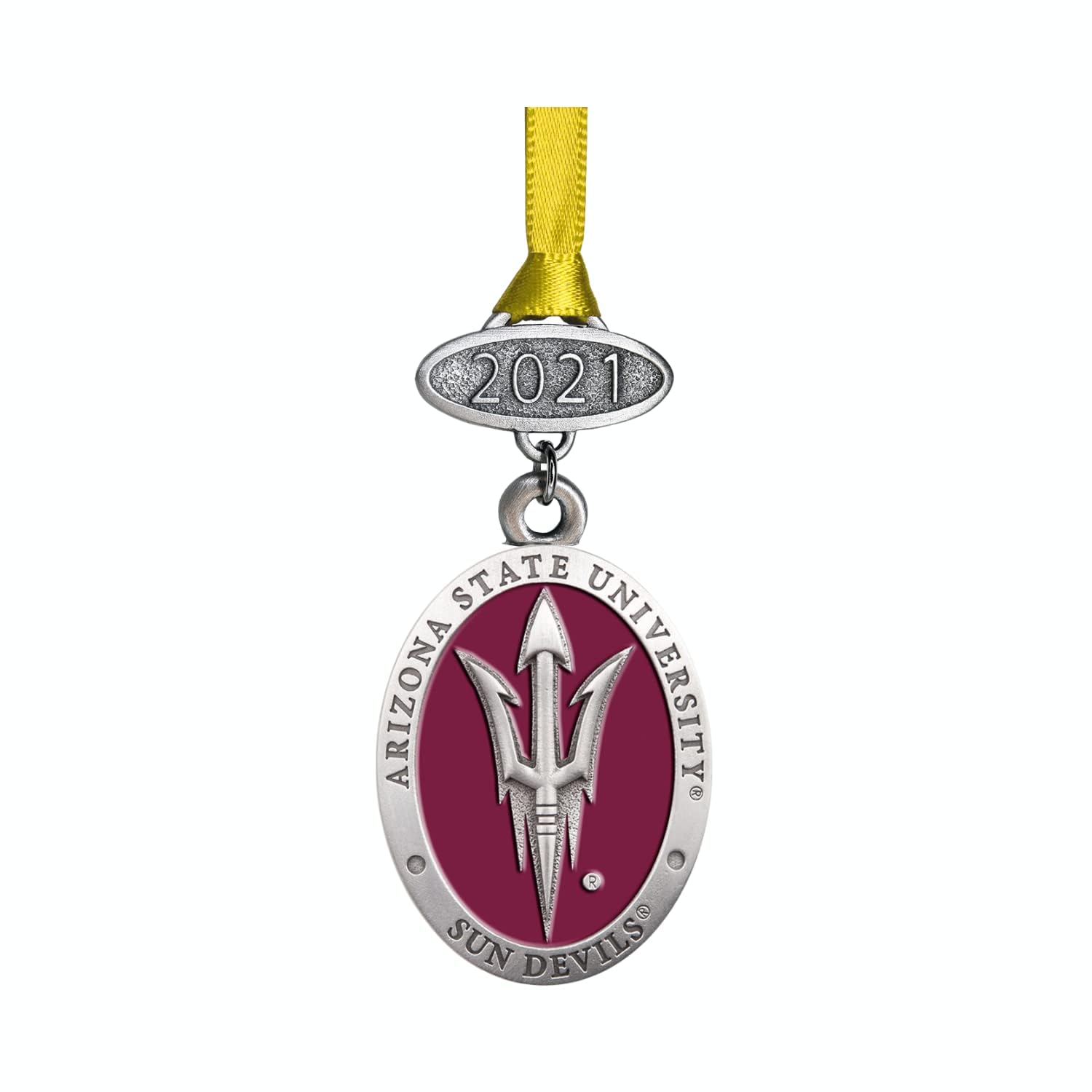 Heritage Pewter Arizona Class of 2026 Ornament | Graduation Gift | Hand-Sculpted Christmas Tree Ornament | Intricately Crafted Metal Pewter Alma Mater Inlay