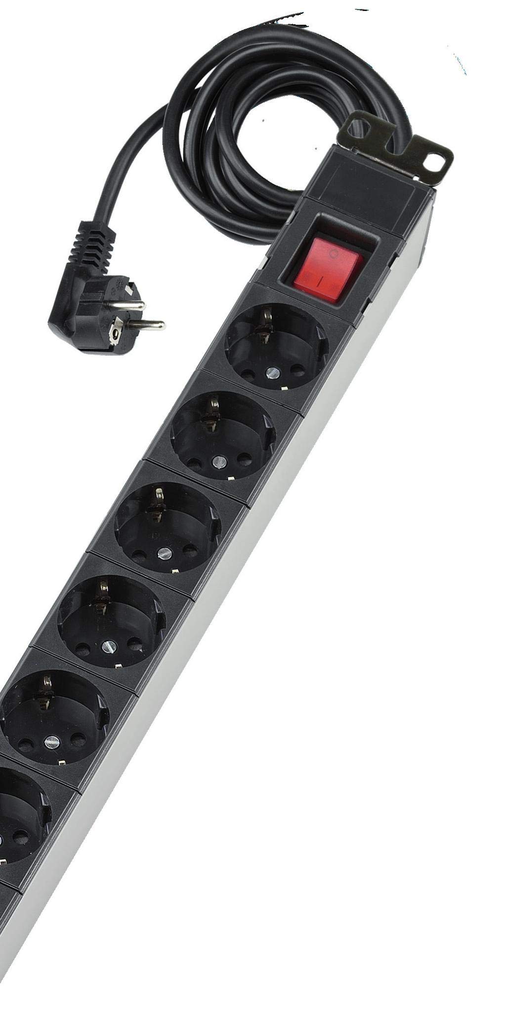 Electroblock 19" de 9 bases francesas multiprise rackable PDU pour commutateur et routeur