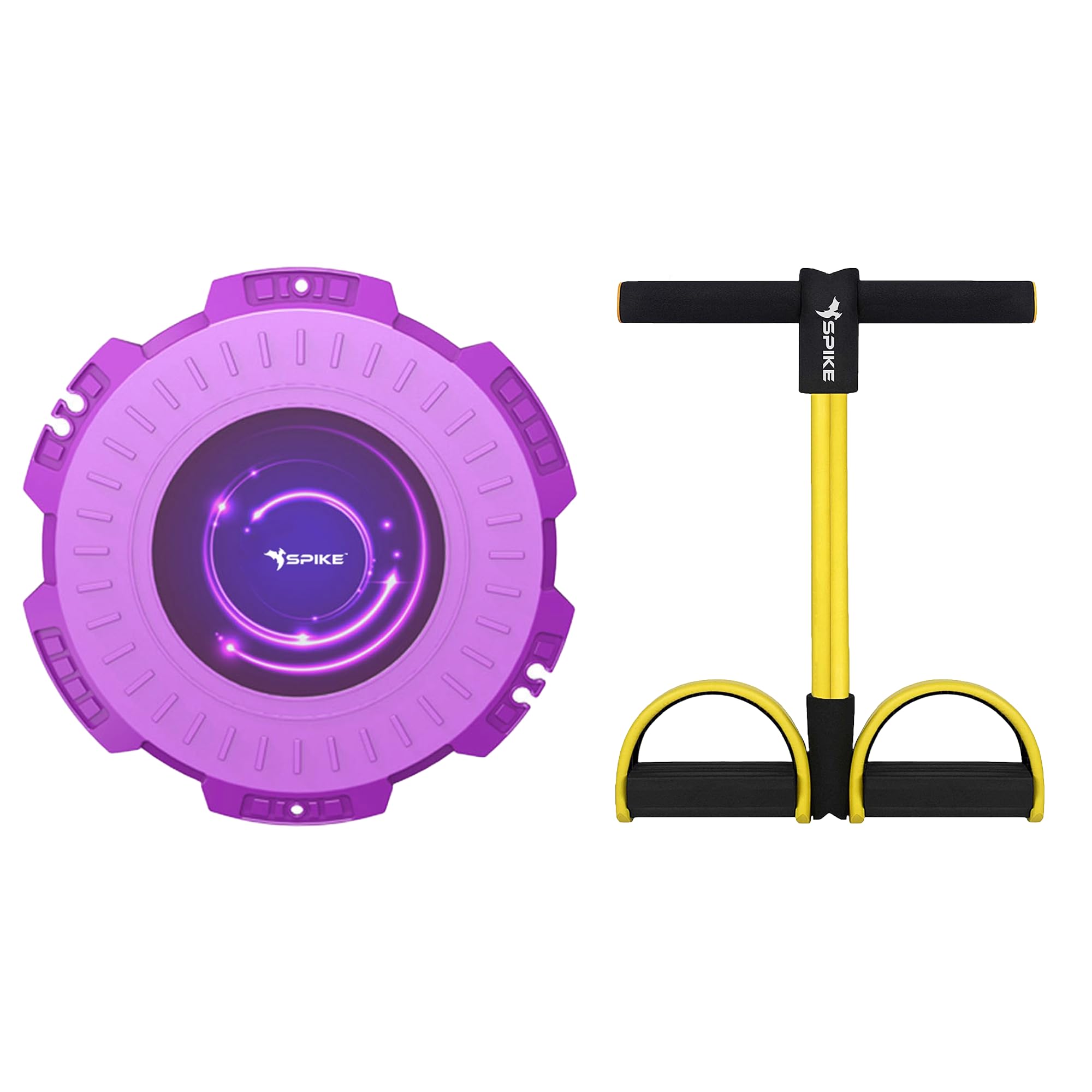 Spike Ab Twister Board Tummy Twister and Spike Tummy Trimmer for Abdominal Exercise Home Gym Equipment for Men and Women (Spike Tummy twister + Spike Tummy Trimmer)