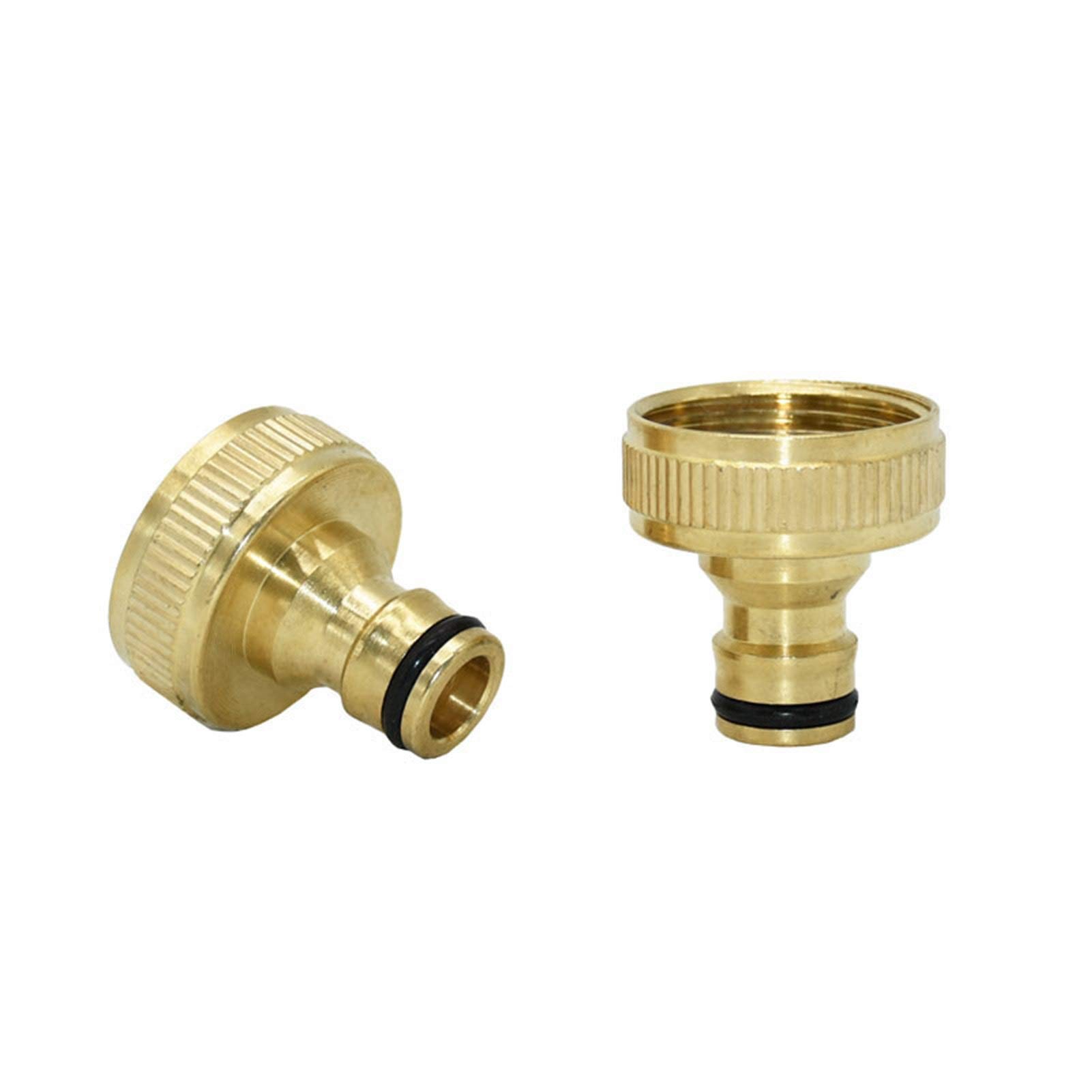 Connettore del Tubo da Giardino Femmina da 1 "a 5/8 Brass Connettore rapido Giardino Raccordi di Rubinetto Connettore di Rame Lavatrice Giardino Adattatore per Pistola da Giardino 10pcs