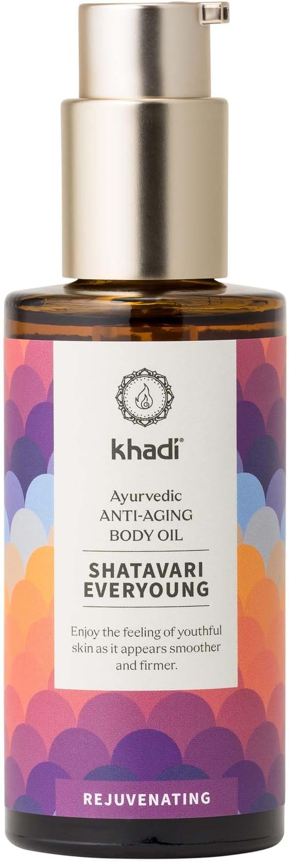 khadi SHATAVARI EVERYOUNG Ayurvedic Elixir Skin & Soul Oil - Anti-aging oil - tightens & revitalizes - 100% plant-based, natural & vegan - 100g