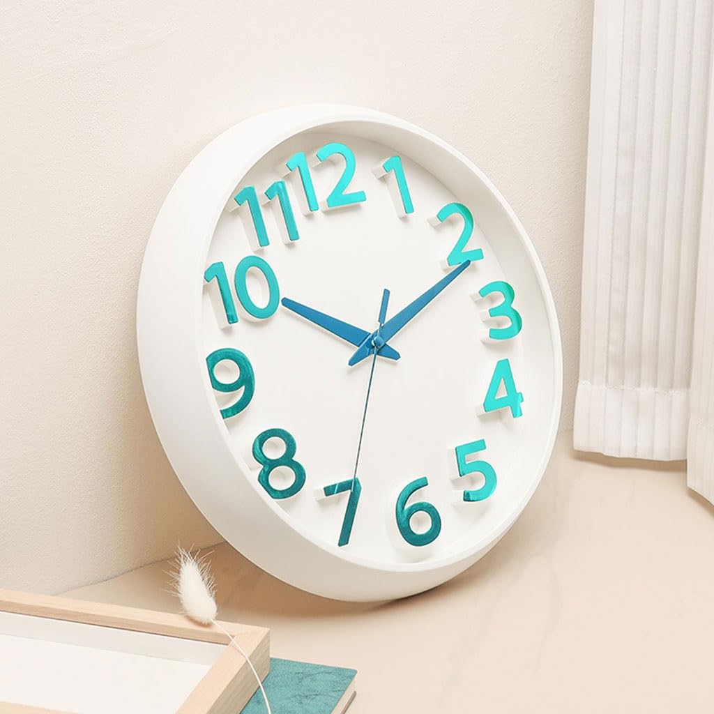 Orologio da parete Orologio al quarzo digitale tridimensionale silenzioso soggiorno semplice casa soggiorno camera da letto orologio Reloj De Pared