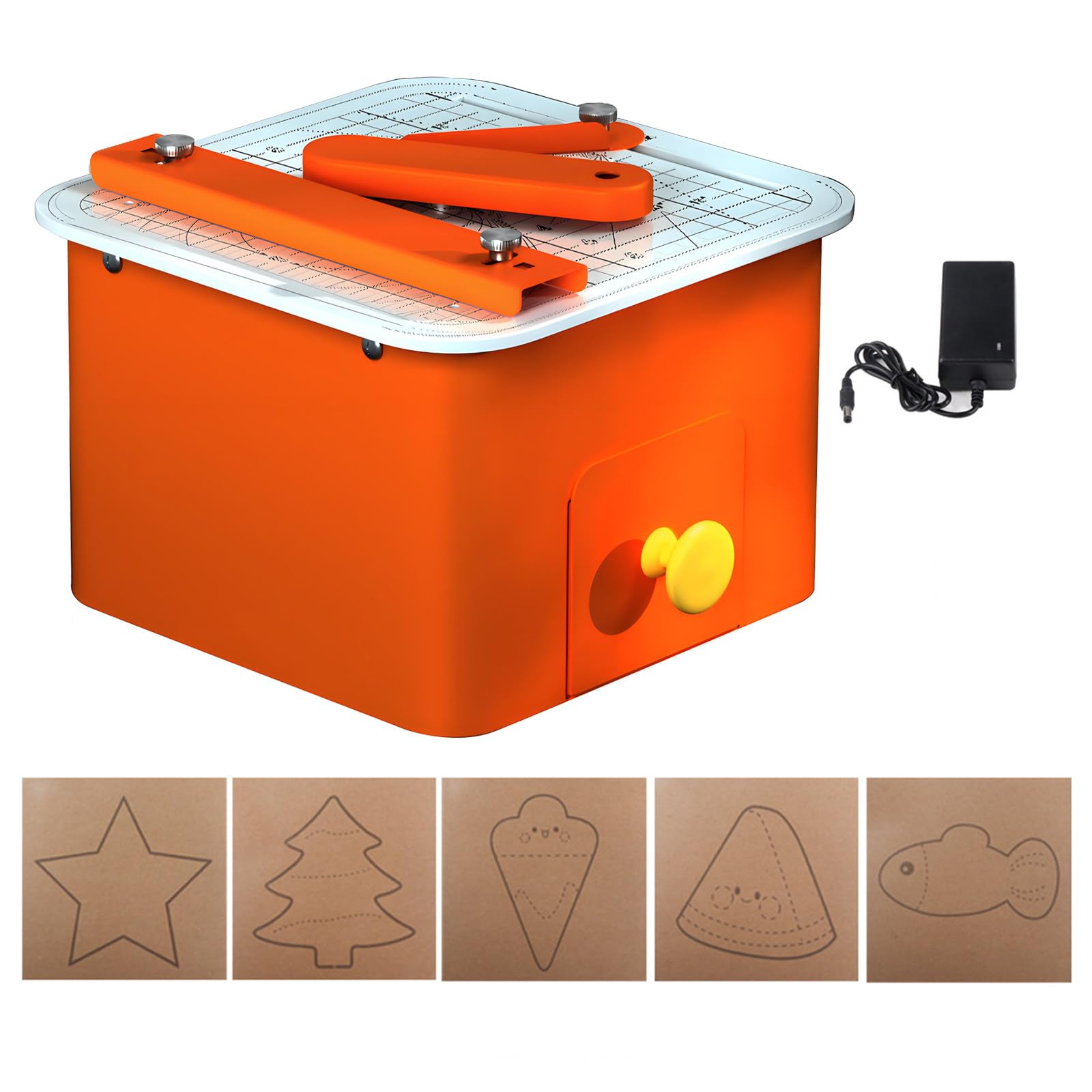 Taglierina Elettrica per Cartone, 45 W, Senza Lama, per Cartone da 4 Mm, Strumento Fai da Te per Modelli E Progetti Scolastici, Ideale per Artigianato Artistico E Ingegneristico
