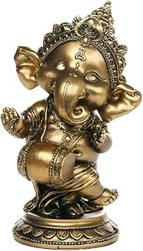 Pacific Giftware Ganesha The Hindu Elephant Deity Dancing Playing Instrument Ganesh Figurine Sculpture 6 Inch H