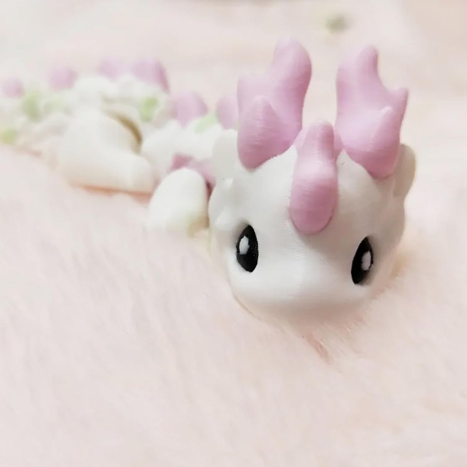 Cute 3D Printed Dragon, 6" Articulated 3D Printed Fidget Toy, Cute 3D Printed Animals Desk Decor for Christmas Birthday Gifts - Image 7