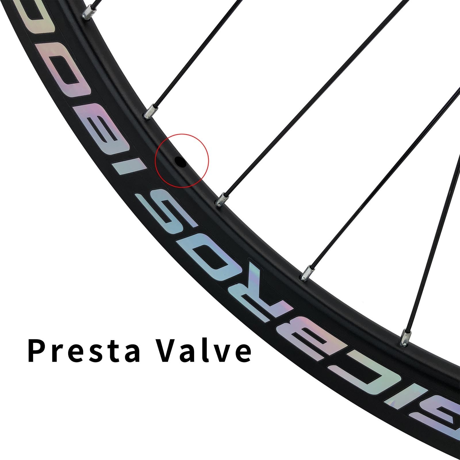 Ruote Anteriori/Posteriori per Bici a Scatto Fisso 700C, Cerchi da 40/60 mm, Set di Ruote in Lega di Alluminio, mozzi con Cuscinetti per Freni V-Brake da 100/120 mm per Single spee
