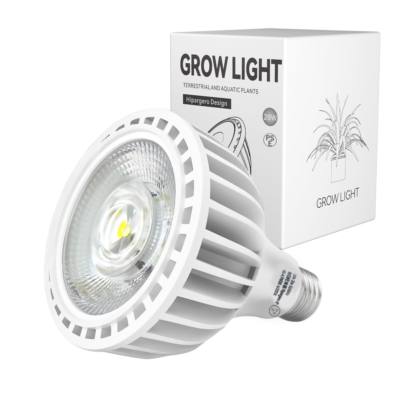 Amazon.co.jp: Hipargero植物育成ライトHG-A 20W E26口金 フル 