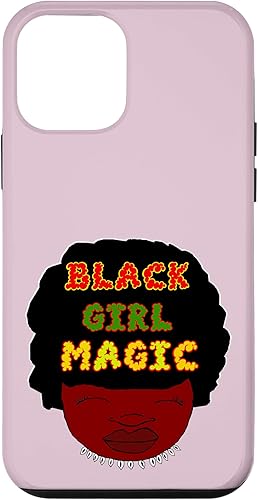 Funda mágica para iPhone 12 mini niña negra