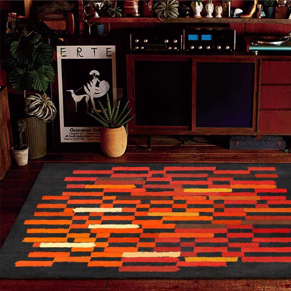 Moquette lavable antidérapante pour résoudre les problèmes d'entretien du salon