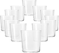 Bormioli Rocco Bodega 12oz Tempered Glass Tumblers - Set of 12 Durable Drinking Glasses for Water, Cocktails, Whiskey