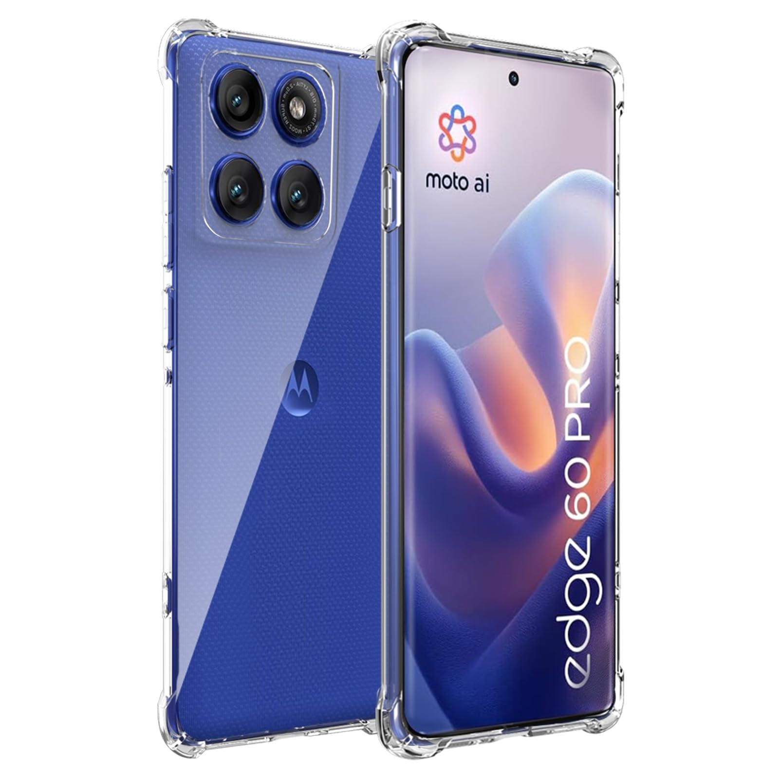 新品未開封 Motorola Edge 60 Pro ブルー フィルム・ケース付 Amazon.co.jp: For Motorola edge 60 Pro/60s Pro ケース クリア Moto