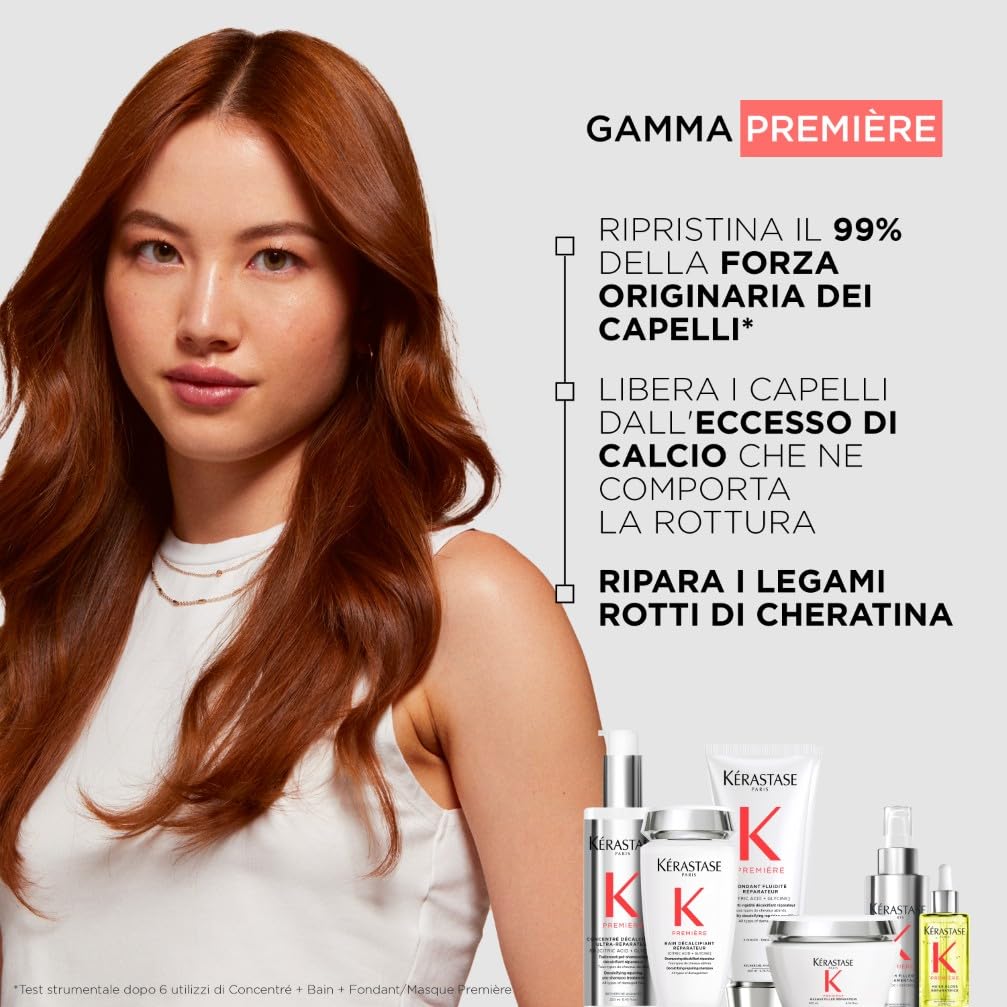 Kérastase, Premiére, Siero Filler Riparatore, Per Capelli Danneggiati, Azione Anti-Crespo, Capelli Più forti, Serum Réparateur, 90 ml
