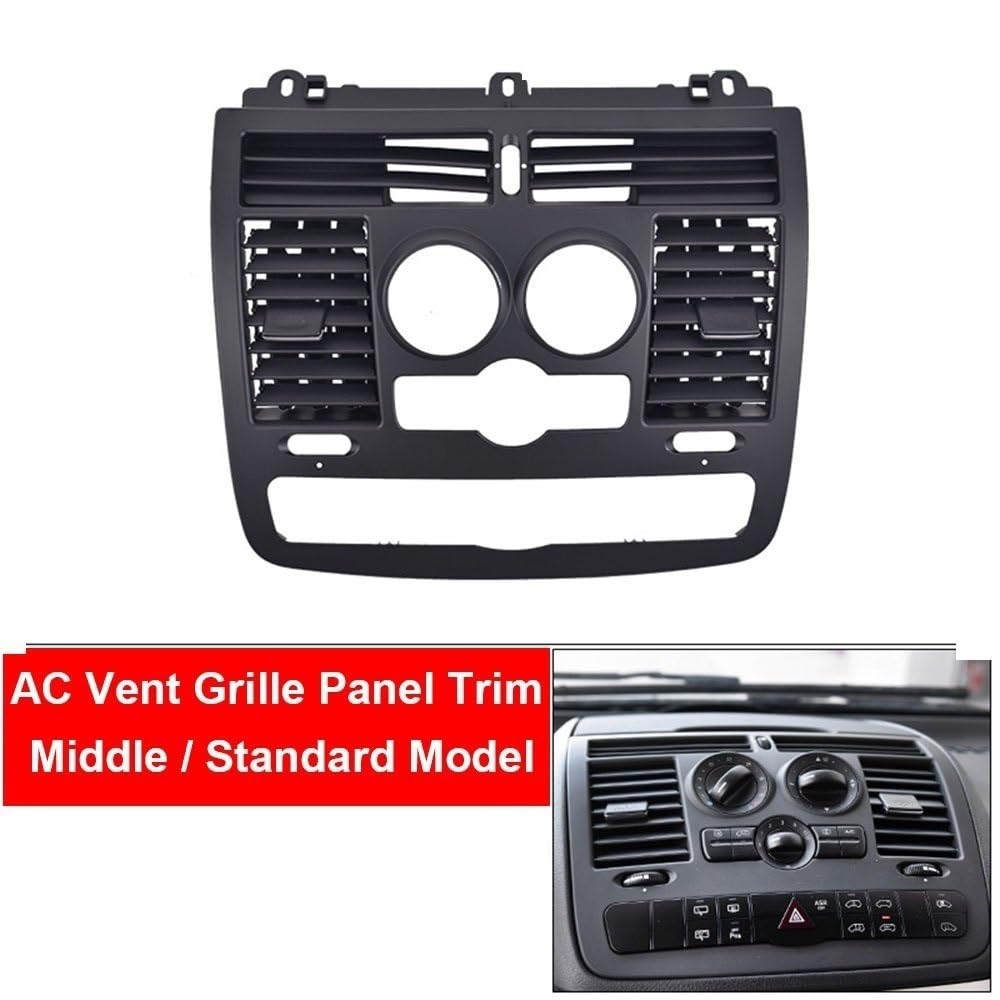 ARRPO Couvercle De Grille D'aération For Climatiseur Central Gauche Droit, For Mercedes Benz Vito Viano W636 W639 2010-2015 6366800800 Évent De Climatisation De Voiture (Size : Central-Model A