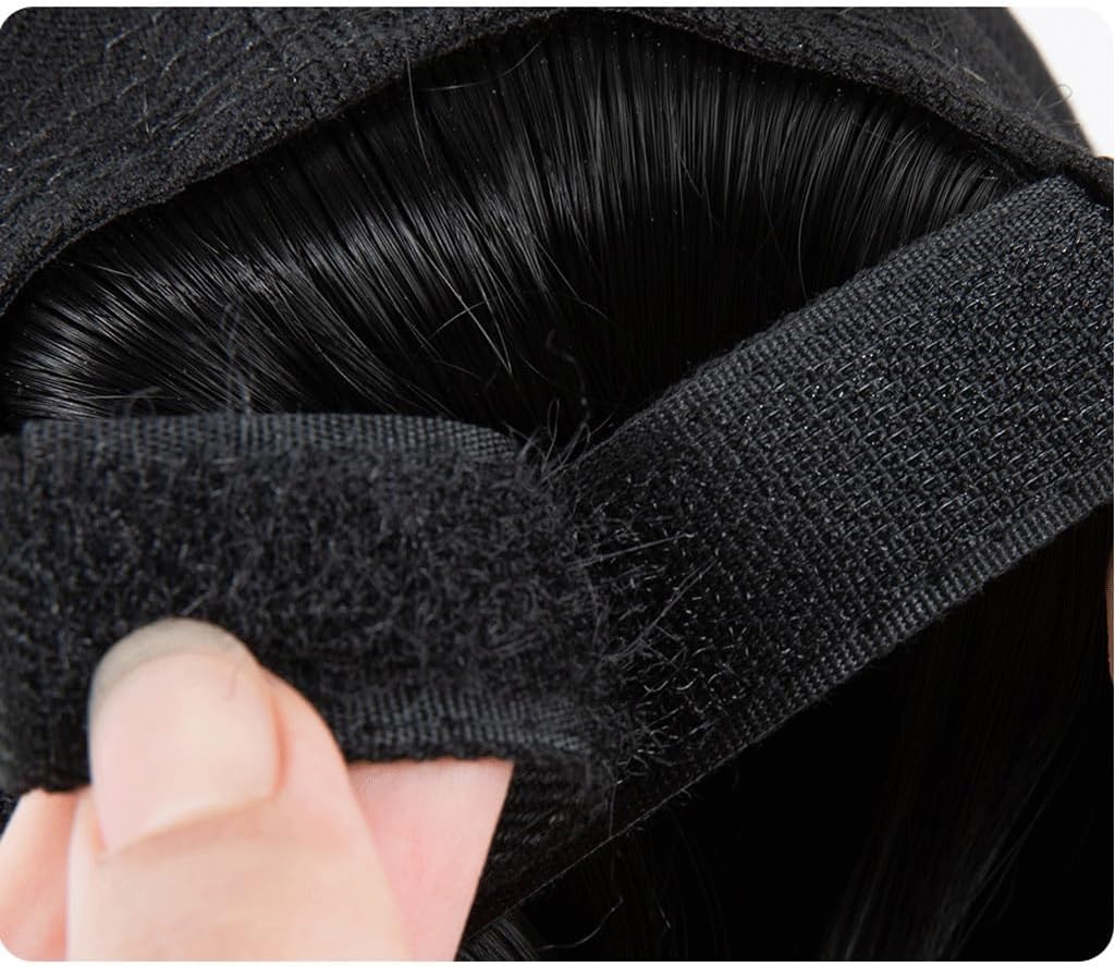 Wig Cap Ladies Hat Wig Fashion Breathable Baseball Cap Long Straight Hair Wig Ladies Fashion Wig Cap Hair Extension Cap (Color : 02)