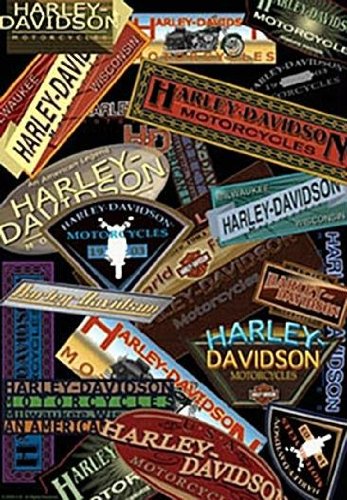 IWDSC Harley Davidson Collage Estate Flag