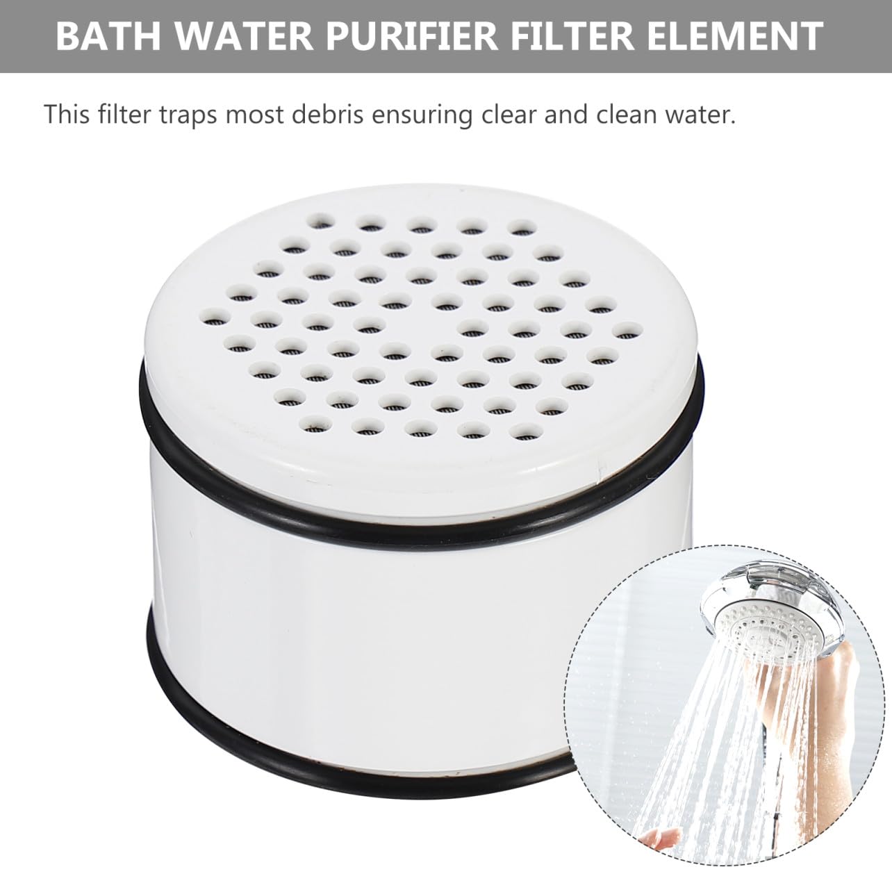 OSALADI 3piezas Filtro De Ducha Reemplazo De De Filtración De Agua Para Ducha Elimina Impurezas y Mejora La Calidad Del Agua Fácil Instalación Compatible Varios Modelos