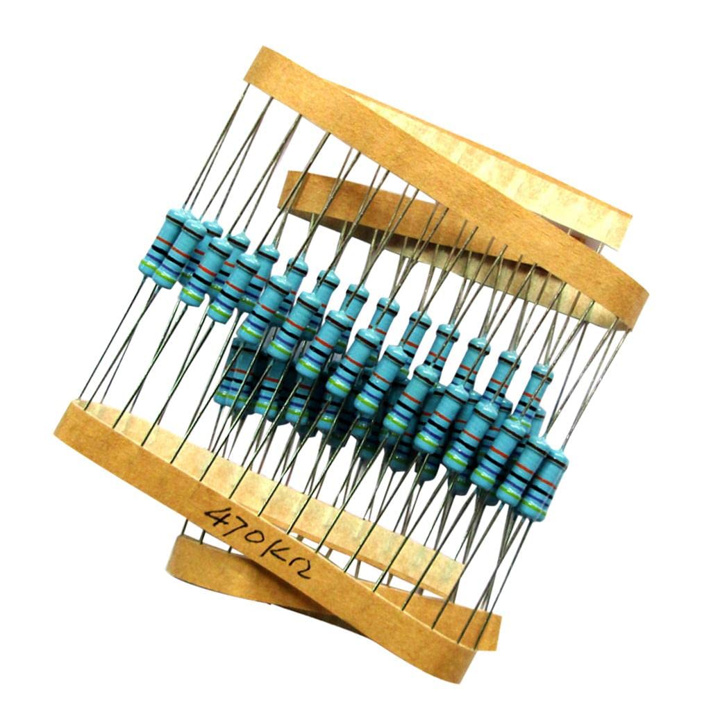 CLUB BOLLYWOOD 1W 470k ohm Precision 1% Metal Film Resistance 5 Color Ring 50PCS | Retail & General Stores | Retail & General Stores