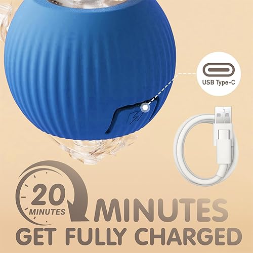 Miniatura 3 de Rocfish Juguetes interactivos duraderos para gatos de interior, juguete automático inteligente de persecución de gatos, juguete mejorado de cola