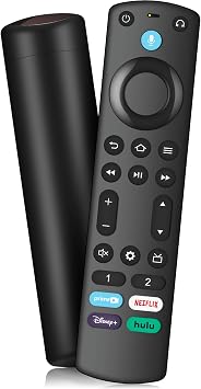 Replacement Voice Remote for All Fireseries TV Remote, Firestick Smart TV Cube1st/2nd/3rd Gen/Stick 4K Max/4K1st/2nd Gen, Stick2nd/3rd Gen, Stick Lite, Hisense, TCL, Pioneer Smart TVs