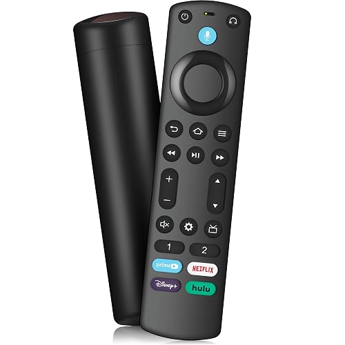 Replacement Voice Remote for All Fireseries TV Remote, Firestick Smart TV Cube(1st/2nd/3rd Gen)/Stick 4K Max/4K(1st/2nd Gen), Stick(2nd/3rd Gen), Stick Lite, Hisense, TCL, Pioneer Smart TVs