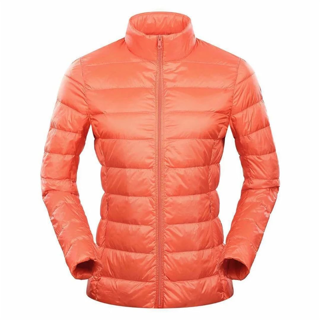 Yeuyyben Piumino da donna ultra leggero piumino da donna giacca a vento leggera calda cappotti sottili