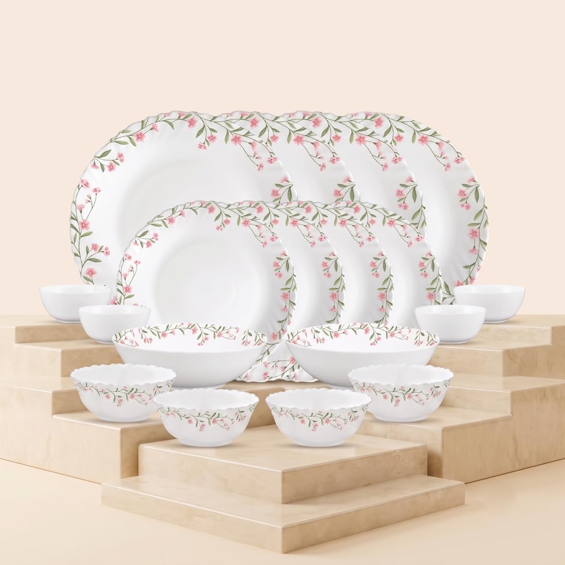 La Opala Spring Meadows Dinner Set - 18 Piece -2 La Opala Spring Meadows Dinner Set - 18 Piece -2