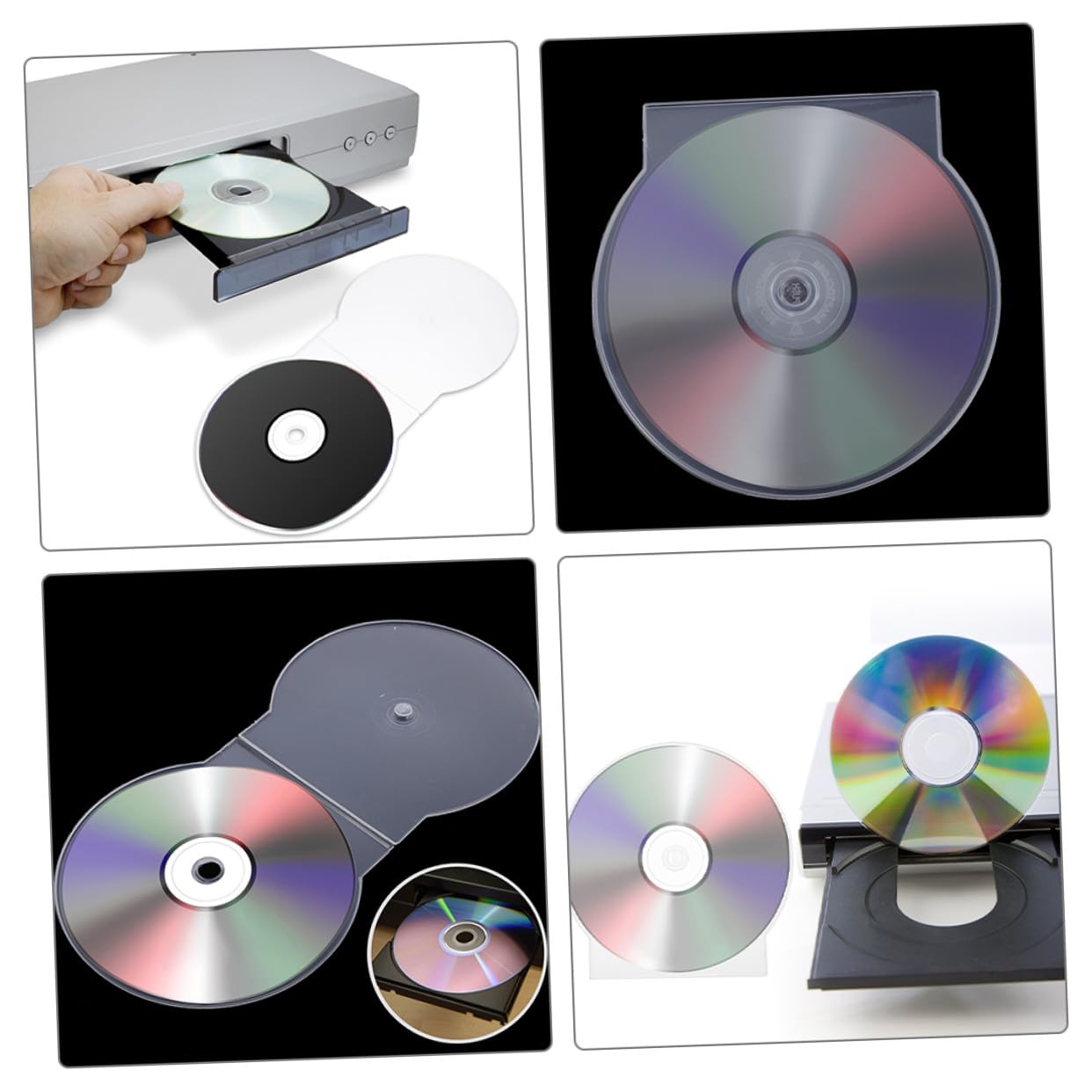 50 Pezzi Custodia per CD Singolo in Plastica Trasparente Porta CD e Dvd Custodie Standard Protezione da Graffi e Polvere Organizzazione Salvaspazio