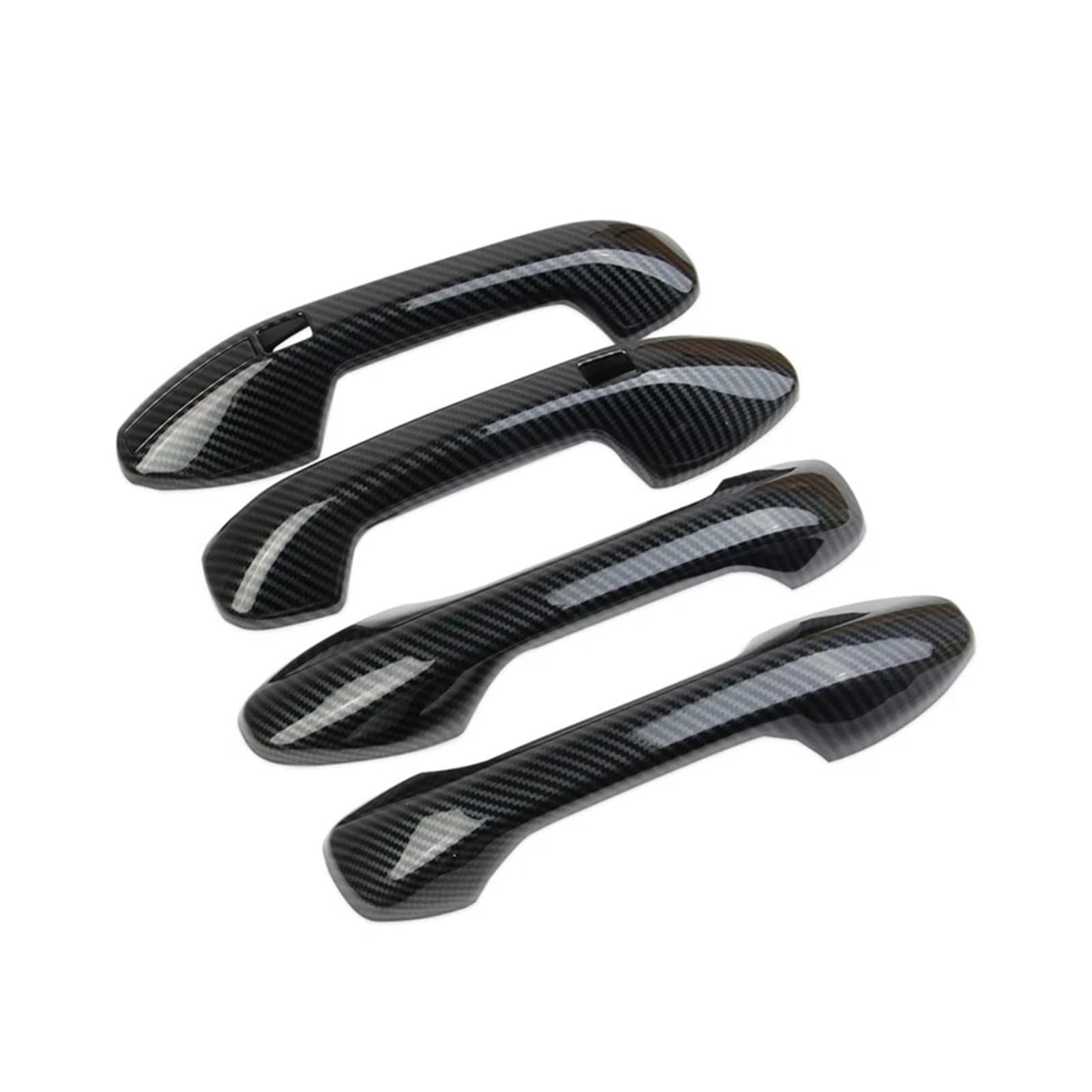 Cxxxef One Color Door Handle Cover Caps Car Exterior Door Handles Cover Carbon Fiber Stickers Trim Accessories For Hyundai For Palisade 2019 2020 2021 2022 2023 2024