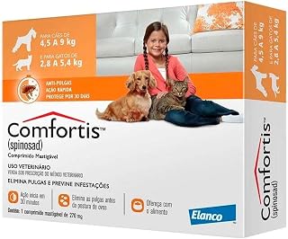 Antipulgas Comfortis 270 Mg Cães E Gatos