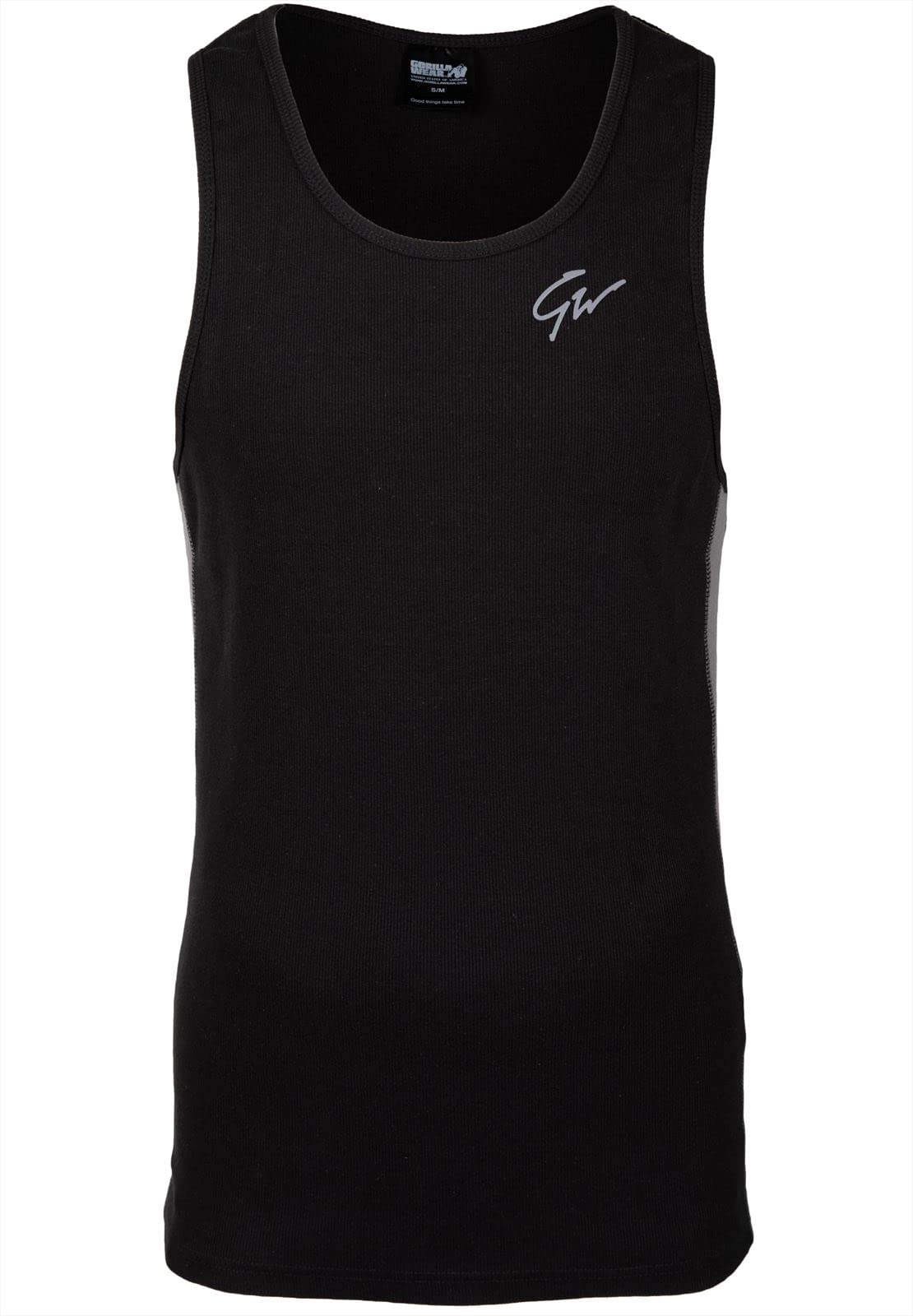 GORILLA WEAR Richmond Rib Tank Top Black/Gray