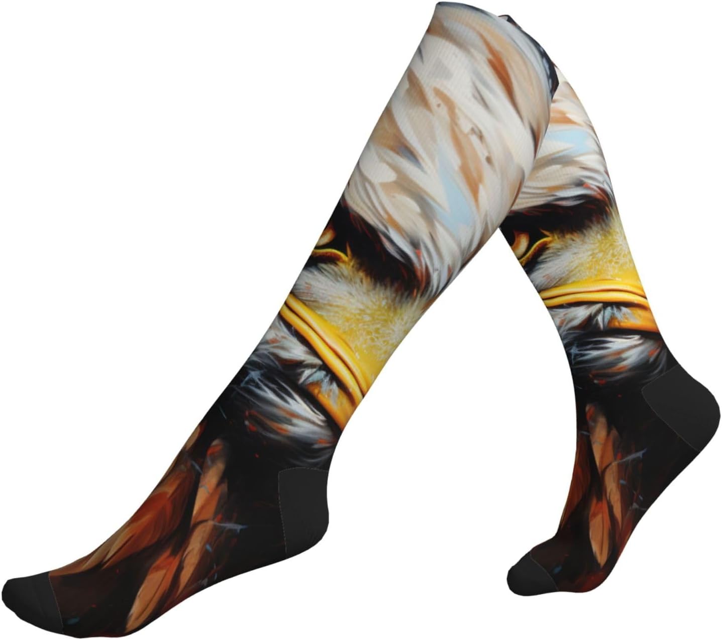 Eagle Print Compression Running Socks For Men And Women Athletic Socks For Everyday Use Socks
