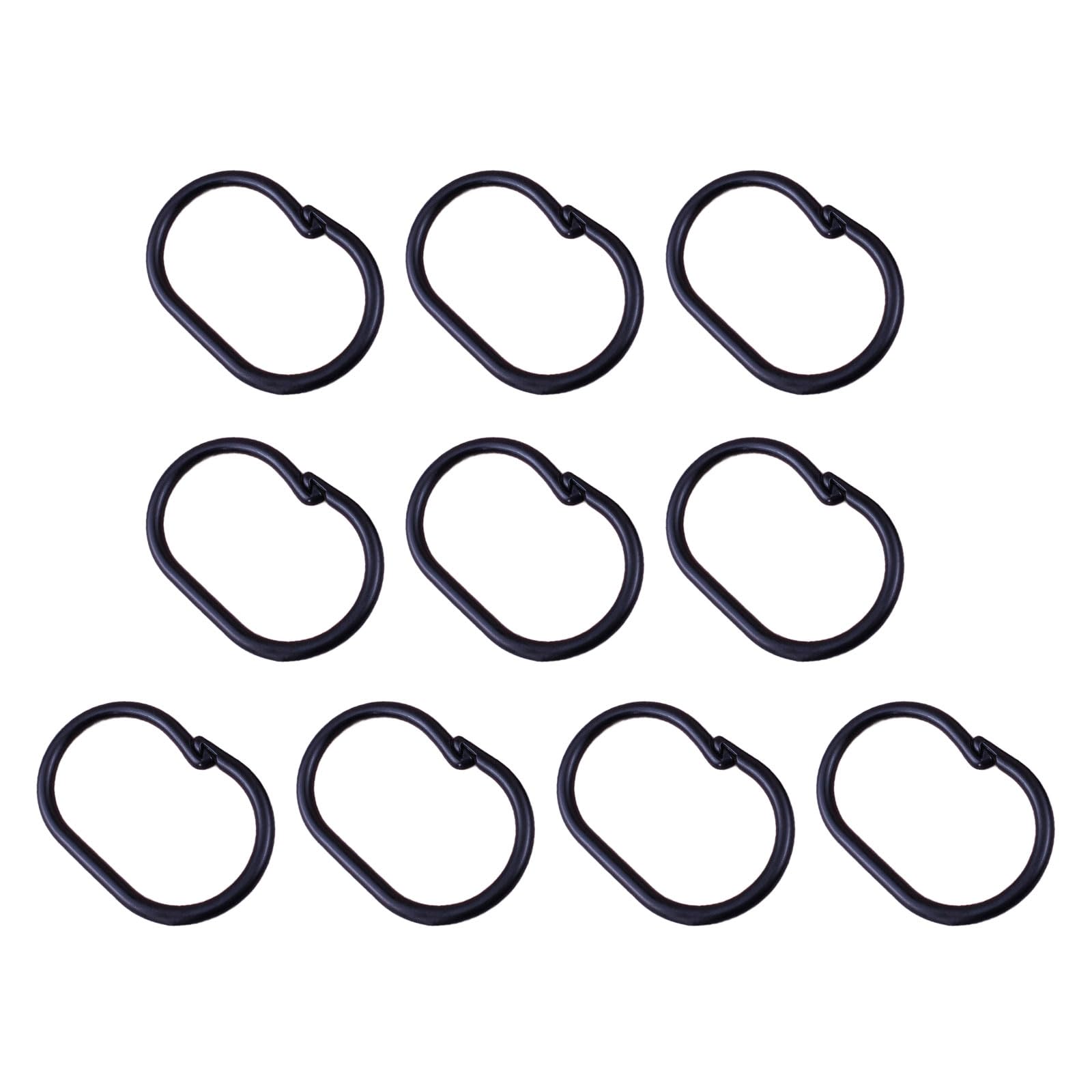 Xjdzineq 100pcs Multipurpose Curtain Rings Waterproof Bathroom Accessories Storage Hook for Kitchen Garden Shower Hooks