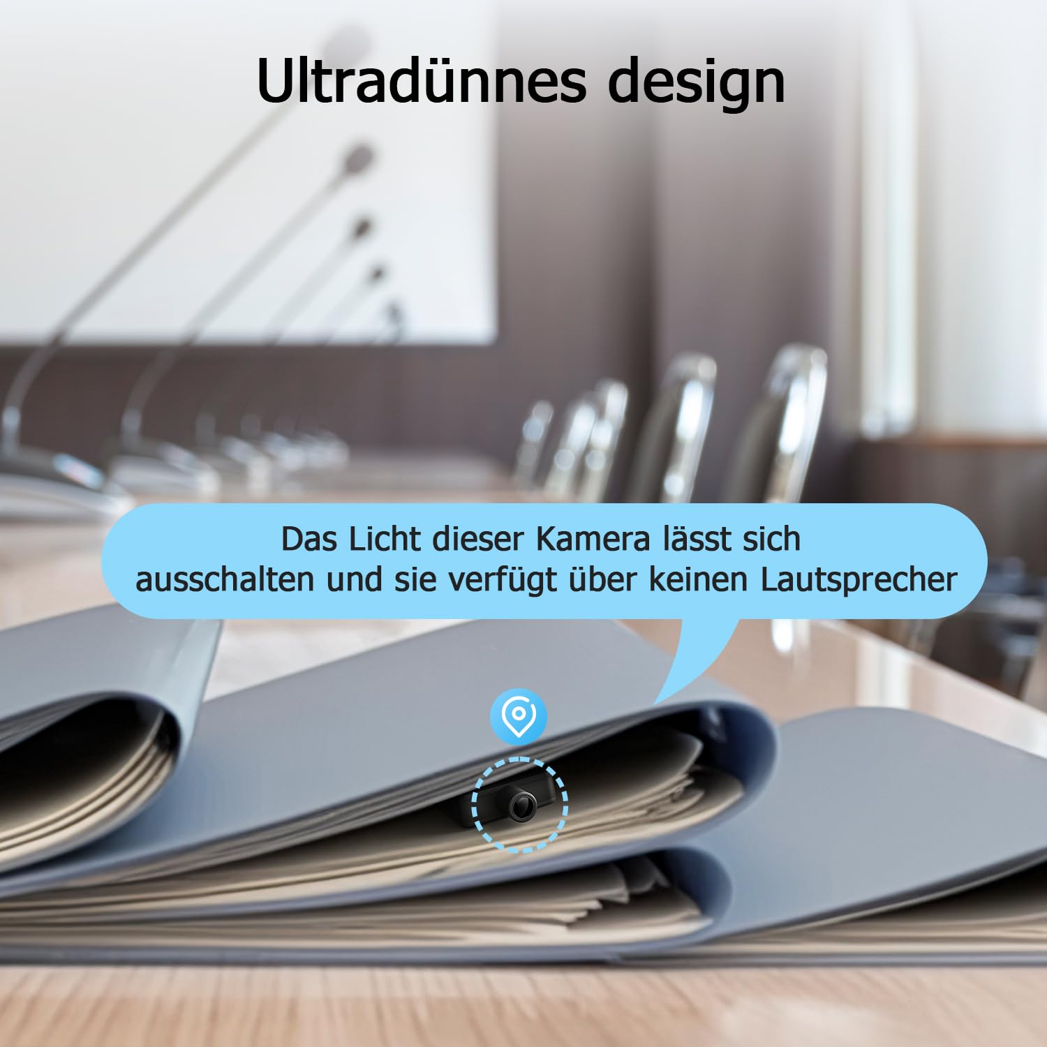 Mini Kamera Überwachung Innen | Überwachungskamera 10hr Akkulaufzeit | Kostenloser Cloud-Speicher, HD Mini Kamera Live Übertragung Handy WLAN, MicroSD Speicherung, Bewegungserkennung & Nachtsicht