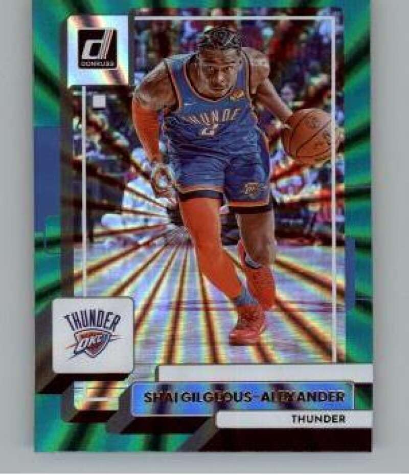 Amazon.com: 2022-23 Donruss Holo Green Laser #100 Shai Gilgeous