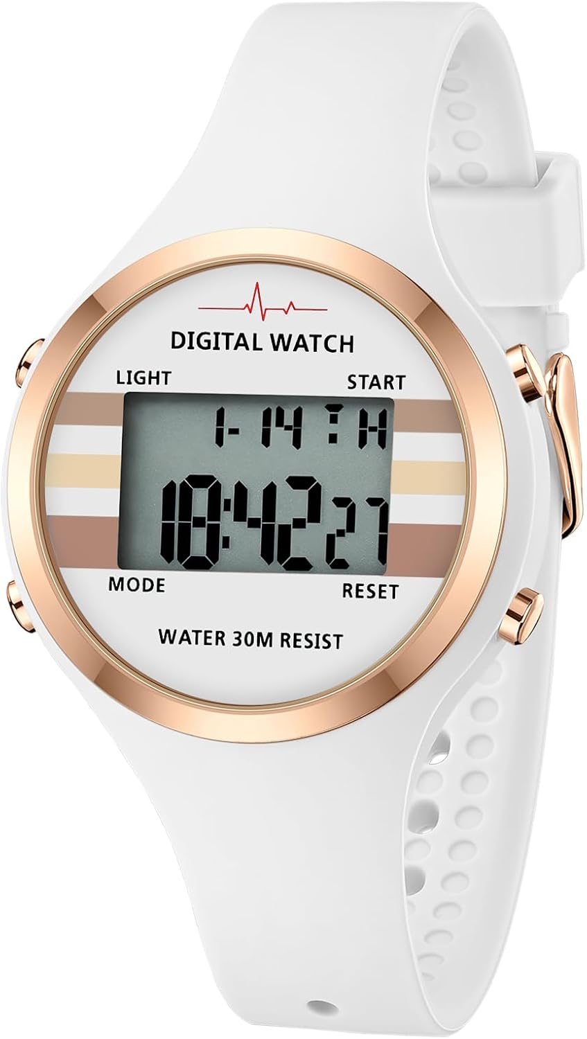 BOFAN Waterproof Sports Women’s Digital Watch...