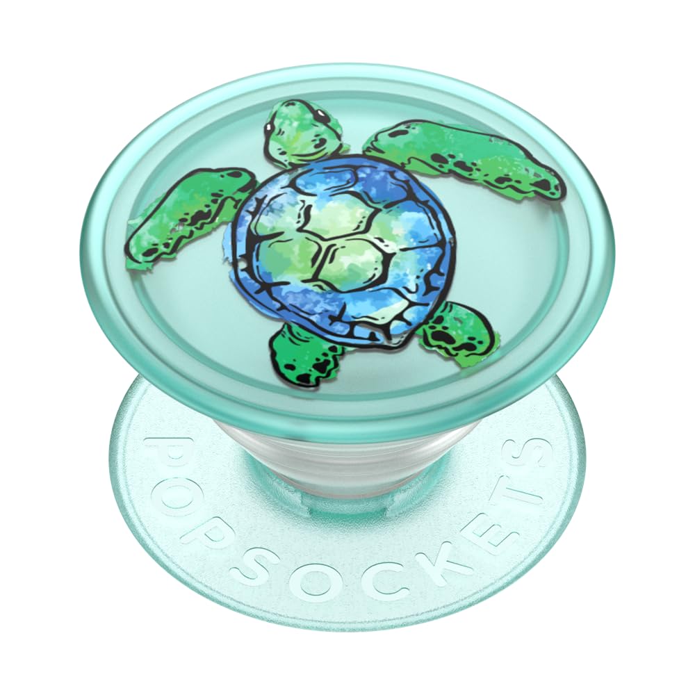 PopSockets Plant: Impugnatura Magnetica Ecologica Per Telefono, Base Vegetale, Cavalletto Integrato, Colore Tortuga, Riciclabile - 2