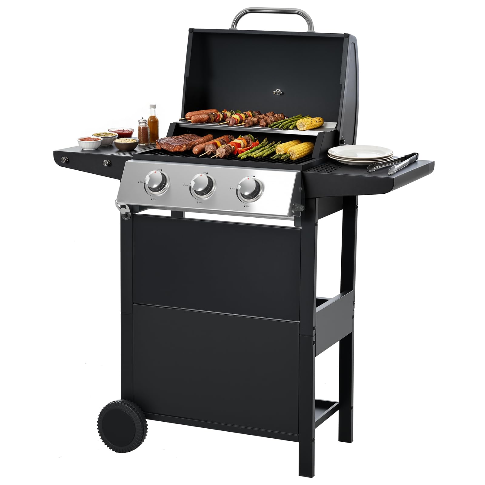 EUHOME 3-Burner Gas Grill GA5003