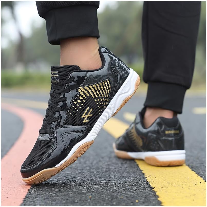 [Omina] バドミントンシューズ メンズ レディース卓球シューズ ジュニア 試合用スニーカー 大人 超軽量 体育館 バレーボール