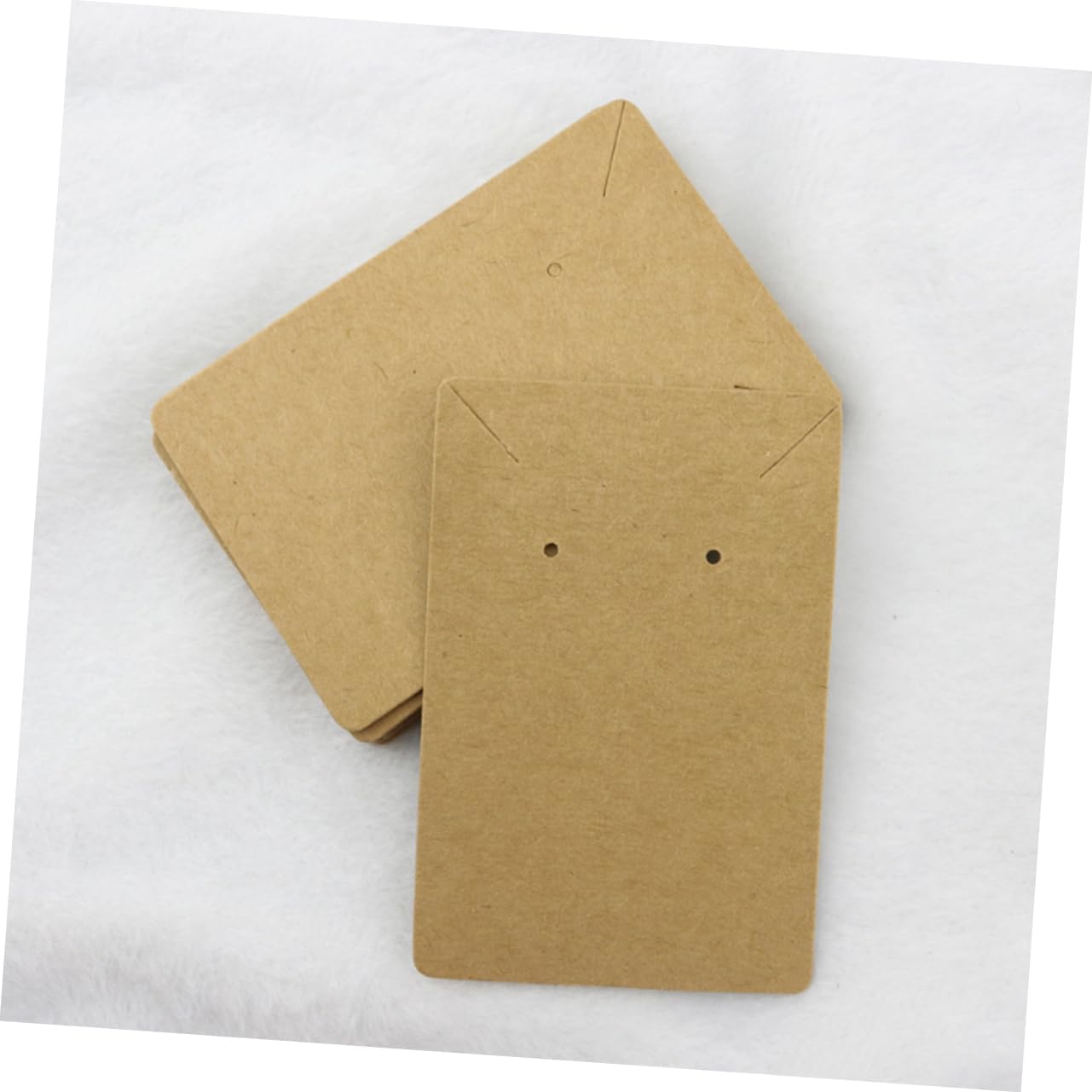 CORHAD 2sets 6x9cm Paper Earring Cards Necklace Display Cards Jewelry Packaging Supplies Retro Design for Homemade Jewelry 100pcs*2