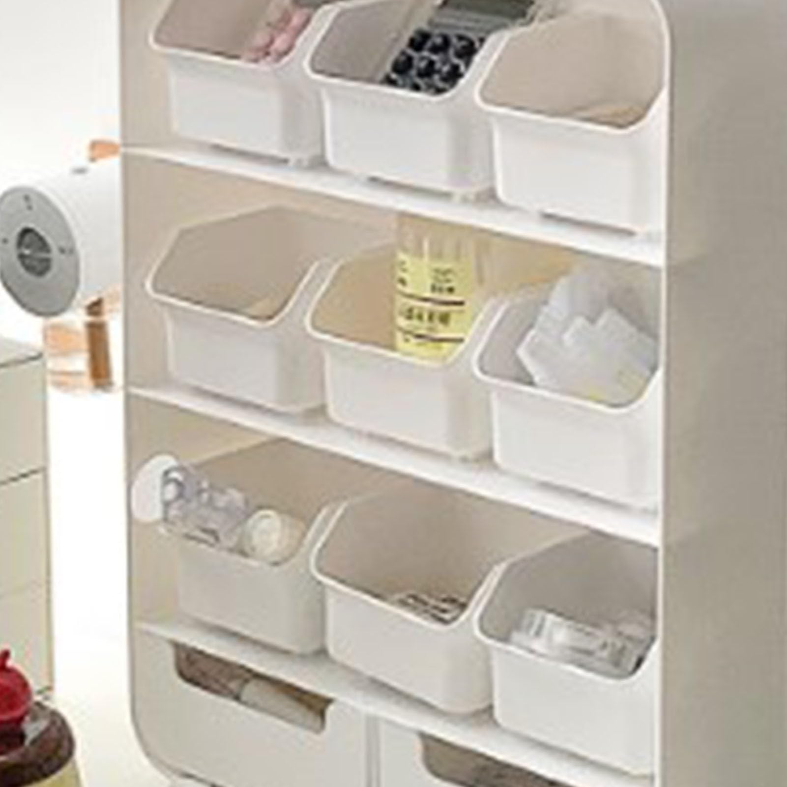Organizador de Escritorio cajones Multicapa para Oficina y Dormitorio, plástico, Ahorra Espacio, Ideal para papelería, cosméticos y artículos pequeños.