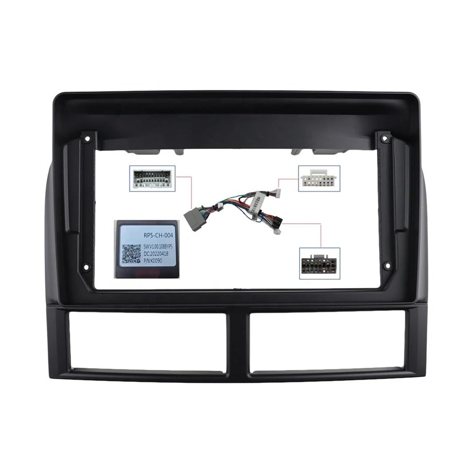 Generico per Jeep per Grand 1998-2004 Cornice di Rivestimento per Autoradio