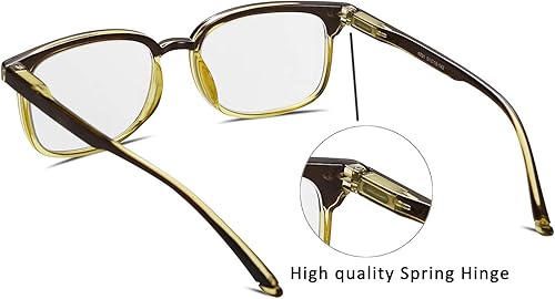 Miniatura 6 de FEISEDY Gafas de lectura con un progresivo multifocal, bloqueo de luz azul, Gafas para leer, Marco Mujeres TR90 ,Hombres B2497