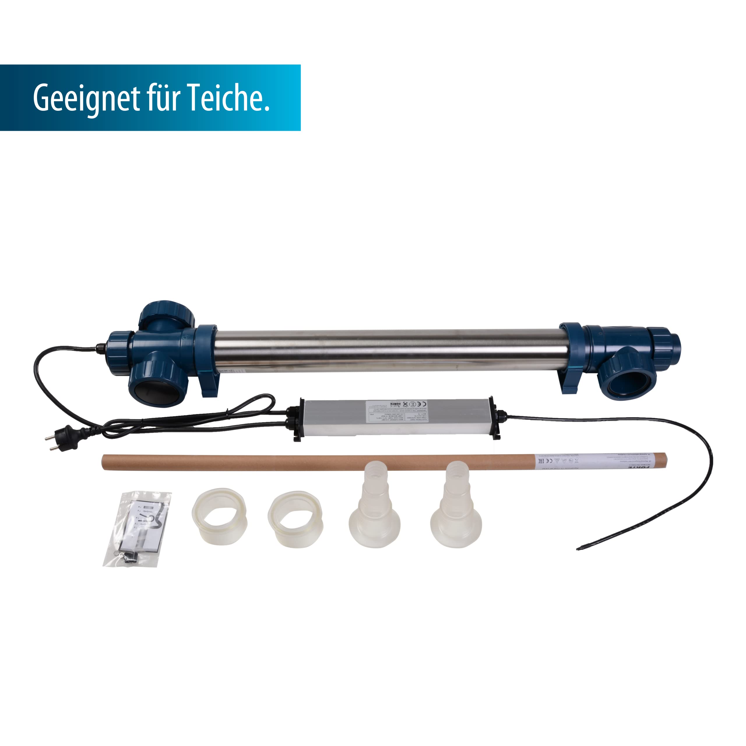 AquaForte Power UV-C T5 40 W Durchfluss 15m³/h Teichgröße 35m³