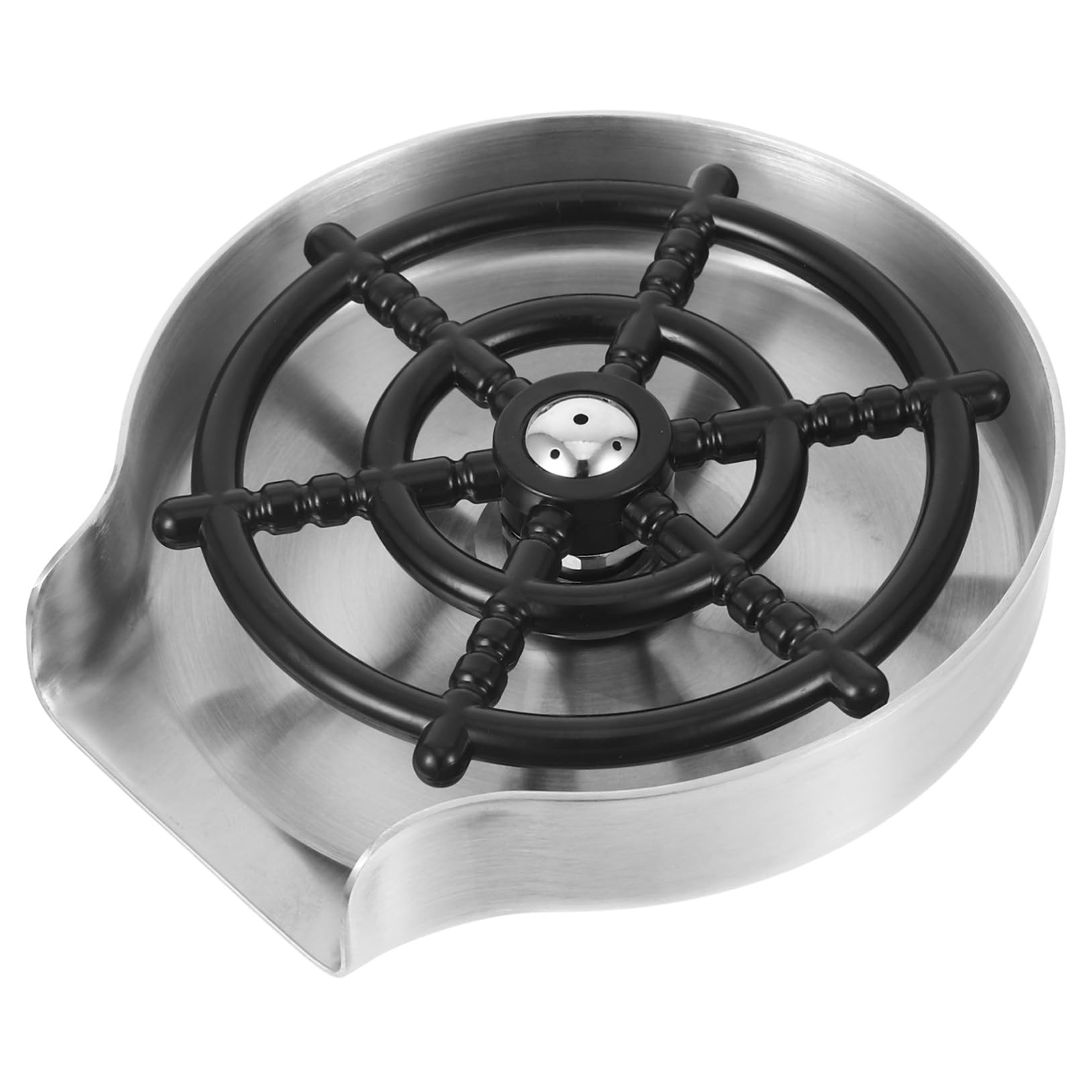 Toddmomy Lave-gobelet Automatique Inox Rince-tasses Haute Pression Pour Évier La Cuisine Bar Maison Usage Quotidien