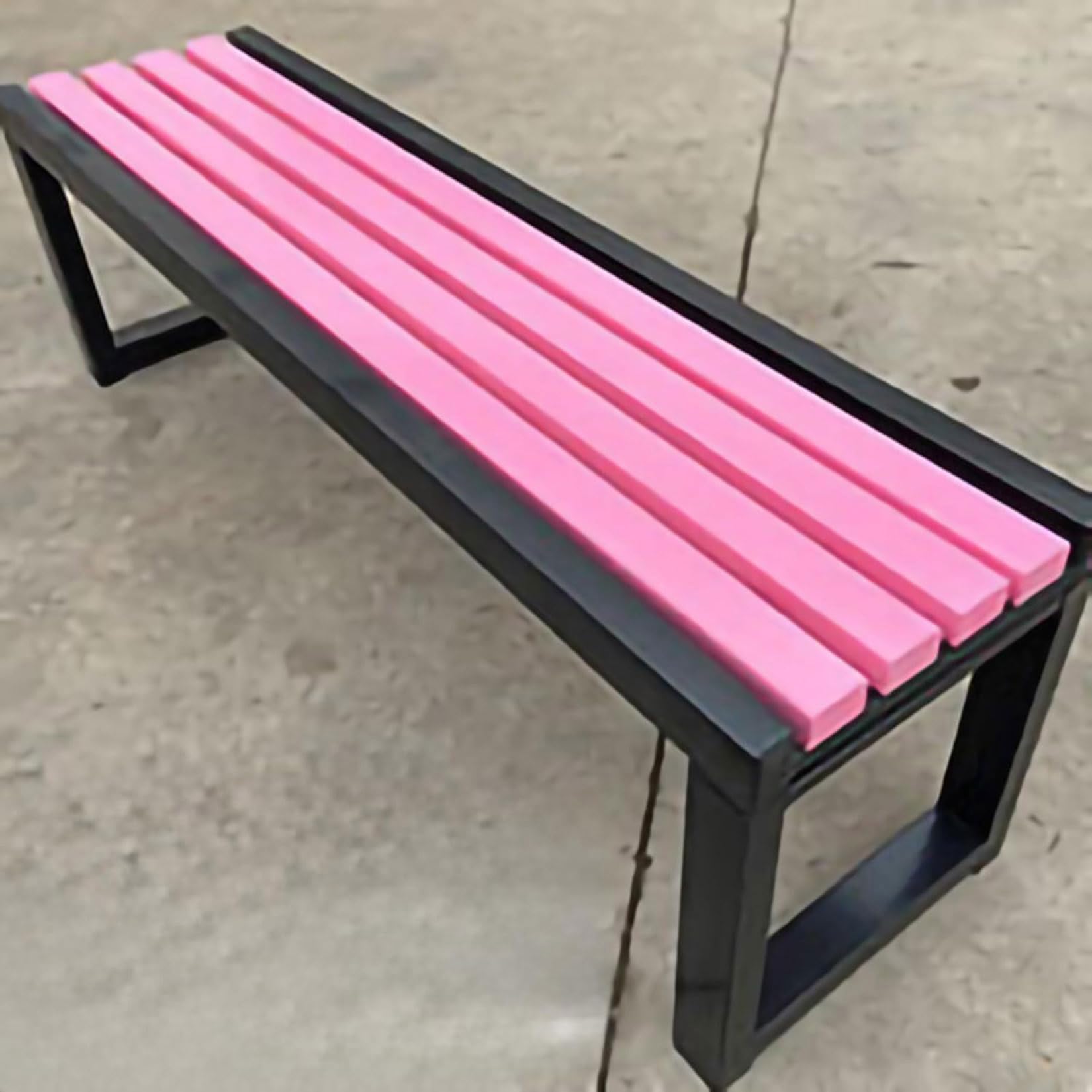 Panca da giardino in legno senza schienale resistente alle intemperie, elegante sedia da patio per cortile, veranda, balcone e cortile, versatile per interni ed esterni, 120 x 40 x 45 cm
