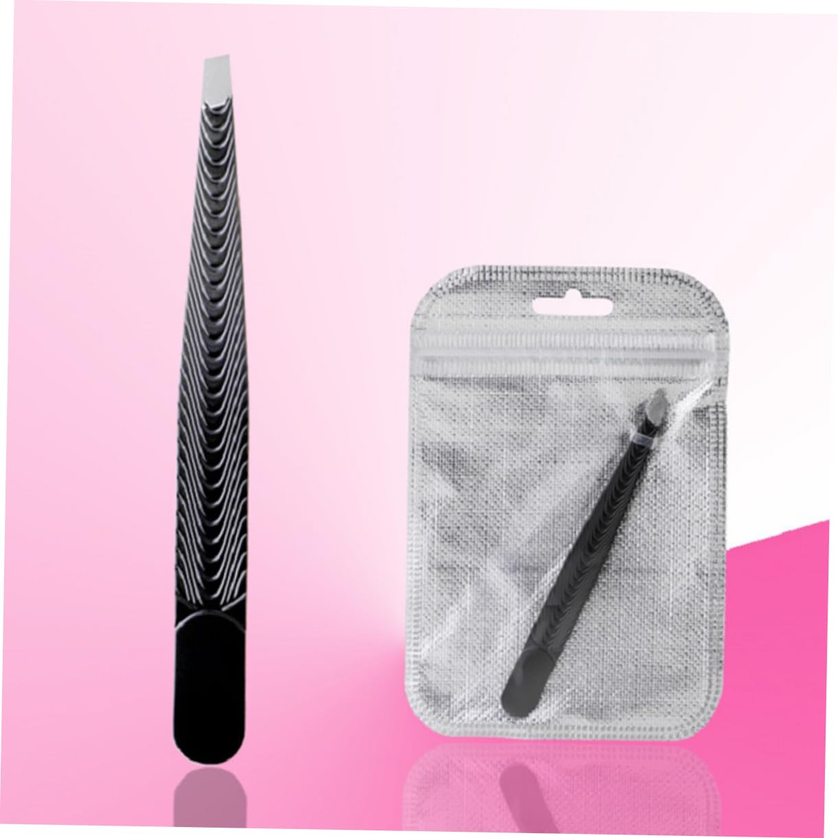 VICASKY 15 Pcs Professional Eyebrow Tweezers Eyebrow Clips Makeup Tool Lightweight Compact Ideal for Home Travel and Present