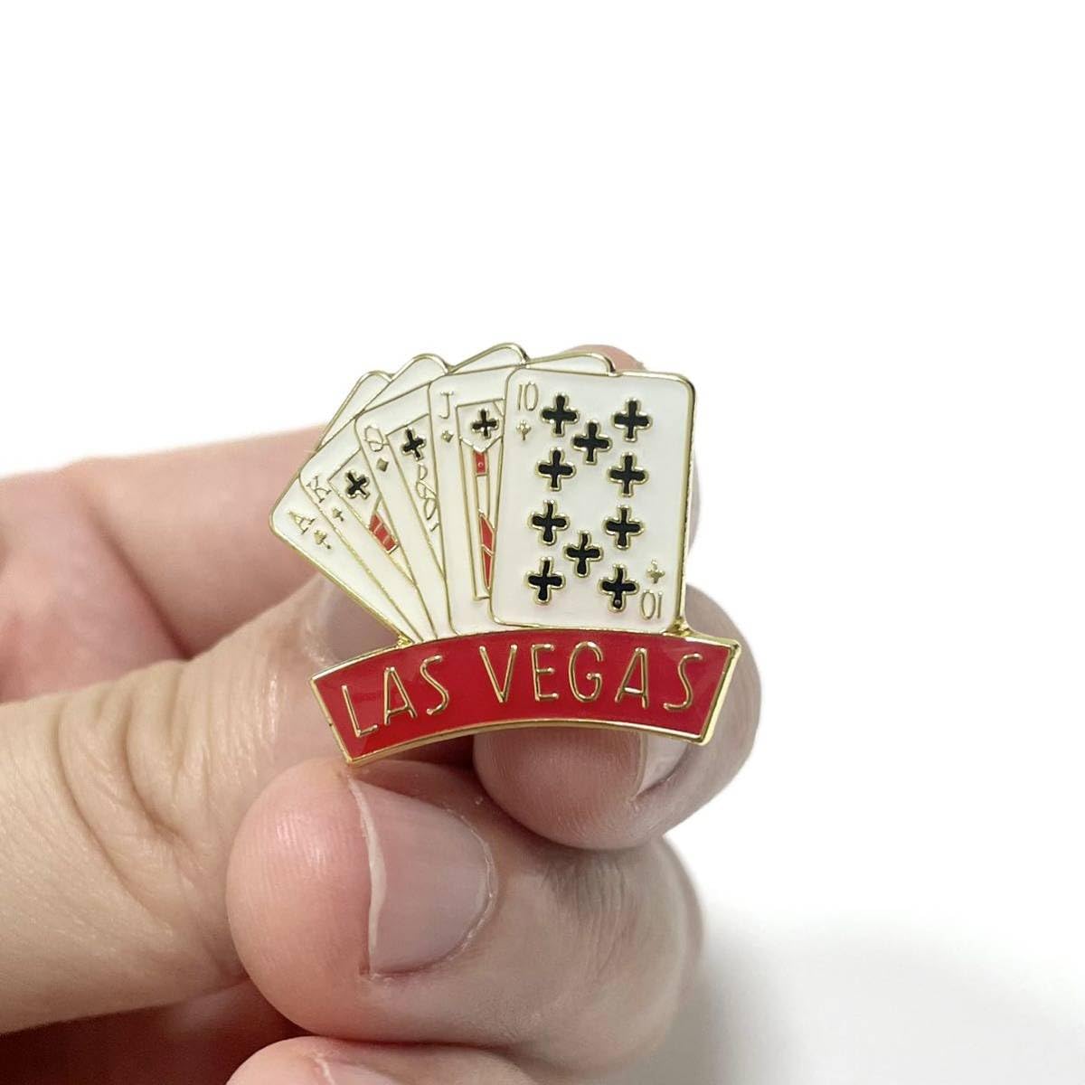 Amazon | Las Vegas トランプ ピンバッジ ラスベガス pins | バッジ