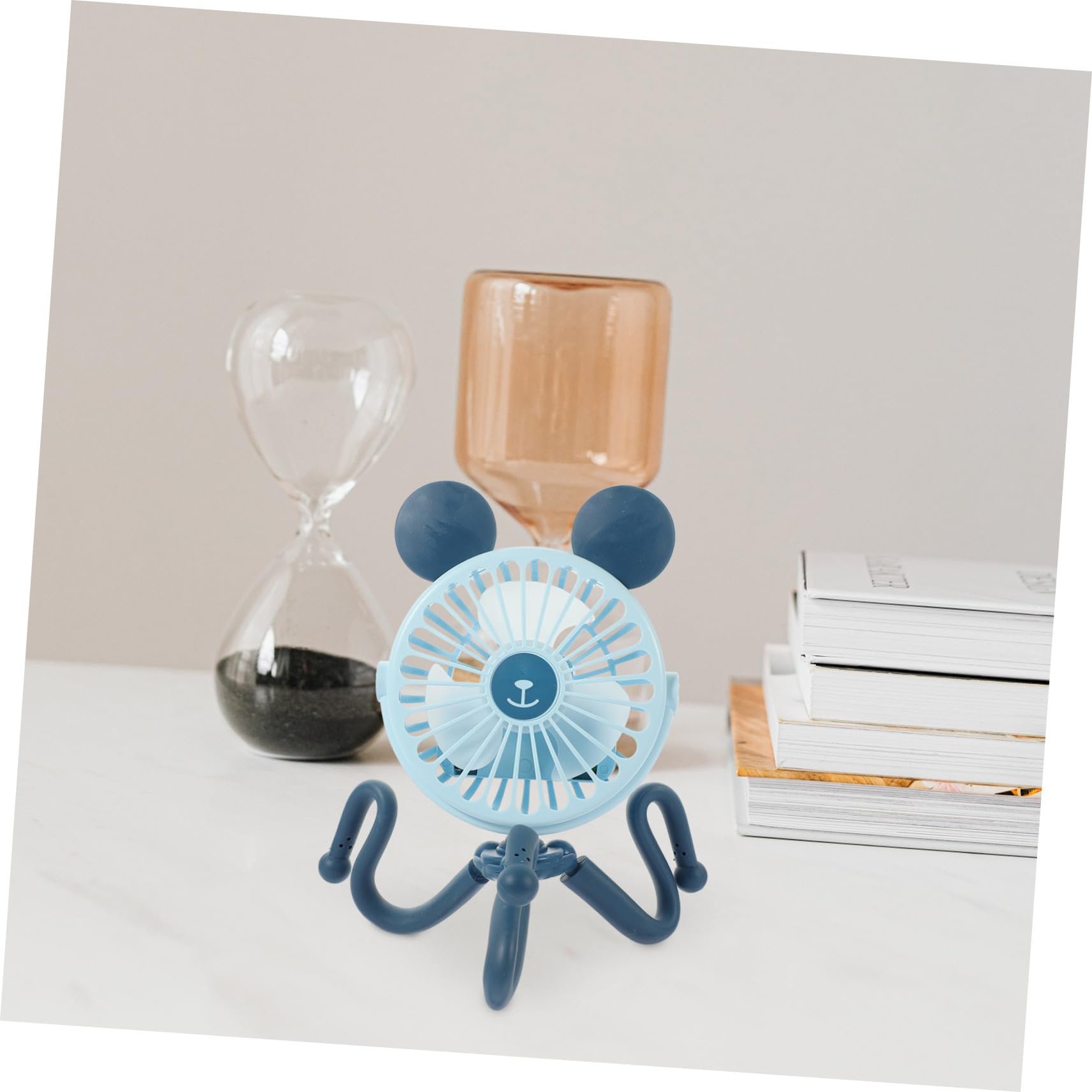 MAGICLULU 2 Pezzi Ventilatore Per Passeggino Per Bambini Alimentato A Batteria Mini Ventilatore Compatto Ricaricabile Per Luso Per I Viaggi Dei Bambini