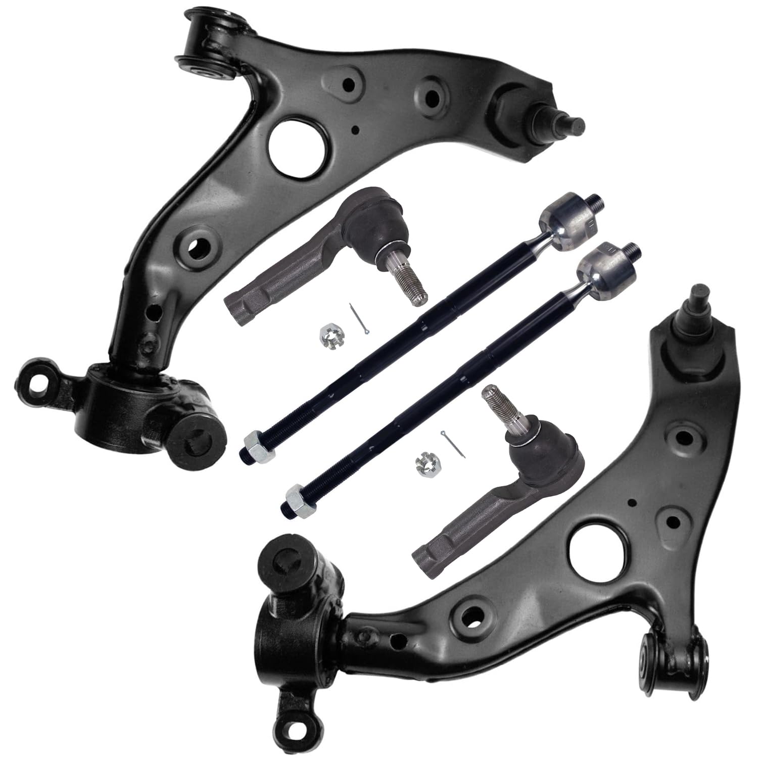 Detroit Axle - 6pc Front End Suspension Kit for 2013 2014 2015 2016