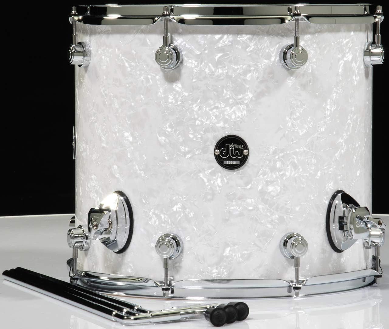 DW Performance Series Floor Tom - 14 Inches X 16 Inches White Marine FinishPly